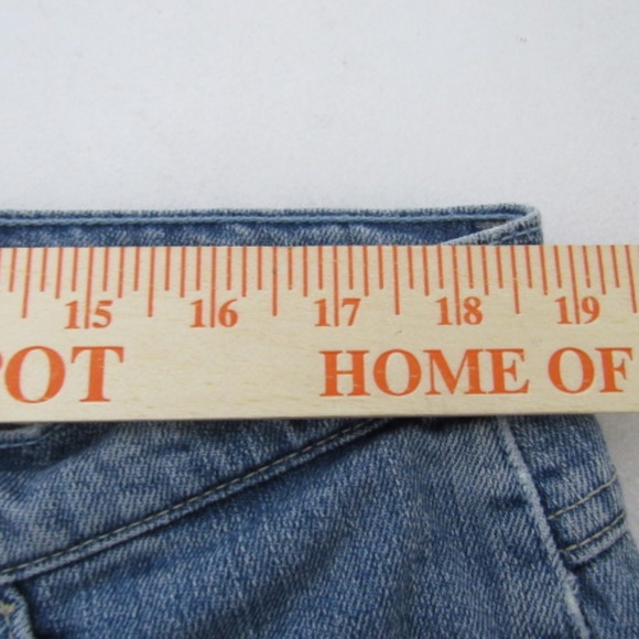 Wrangler Cool Vantage FR Straight Distressed Wash Blue Jeans - Picture 6 of 14